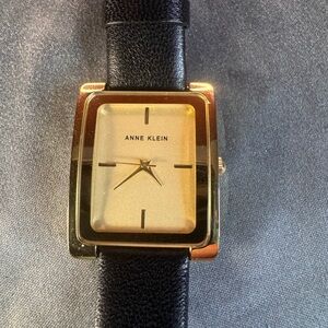 Anne Klein Gold and Black Watch
